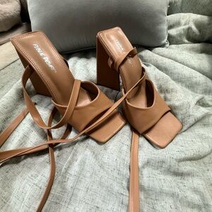 Fashion Nova Strappy Heels